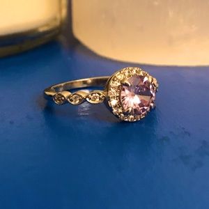 Lavender CZ Ring Size 5